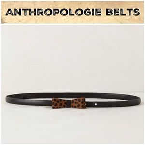 Anthro “Leopard Bowloop Belt”